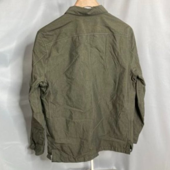 Faherty Cooper Shirt Jacket in Dark Olive - Picture 2 of 7
